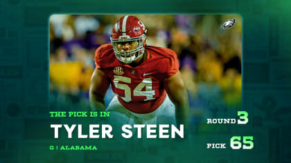 Eagles select OL Tyler Steen with the 65th overall pick