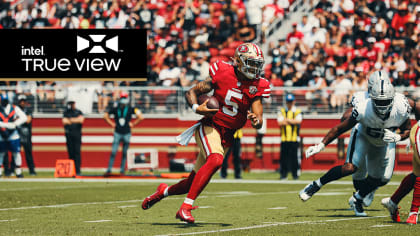 Trey Lance San Francisco 49ers Unsigned Touchdown Run Photograph