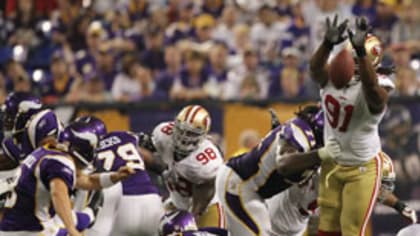 2009 Brett Favre To Greg Lewis Back of the End Zone Game-Winning TD, Vikings vs. 49ers