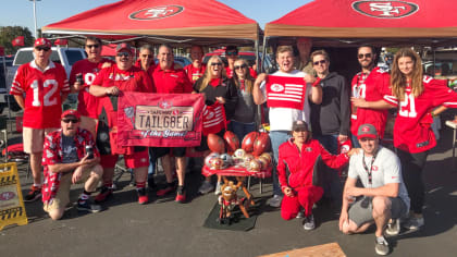 49ers fans tailgate before Falcons game