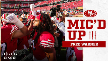 Mic'd Up: Behind the Scenes with Fred Warner at 49ers Media Day