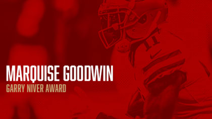 Marquise Goodwin wins the Garry Niver Award - Niners Nation