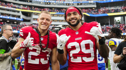 49ers fans TOOK OVER the Rams Stadium and painted it red 