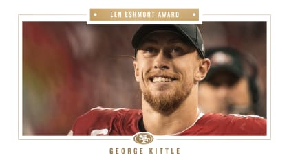 49ers announce 2019 team award winners, including George Kittle winning the  Len Eshmont Award