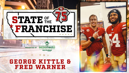 kittle 75th anniversary jersey