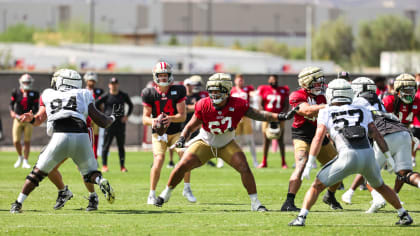 Las Vegas Raiders 'smacked' the 49ers around during joint practice -  Sactown Sports