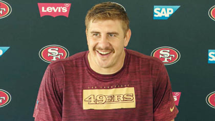 San Francisco 49ers offensive tackle Daniel Brunskill (60) in