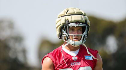 See photos of the San Francisco 49ers in their first practice of the season