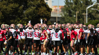 49ers WR Ray-Ray McCloud was catching punts at practice today and