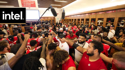 INSIDE THE LOCKER ROOM AFTER WIN AGAINST CHICAGO