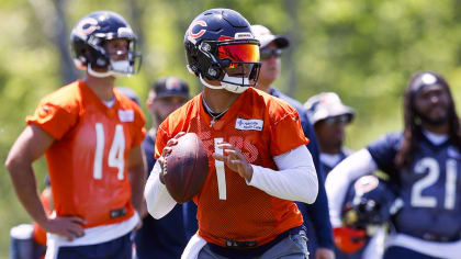 Justin Fields and Chicago Bears continue off-field workouts - Sports  Illustrated Chicago Bears News, Analysis and More