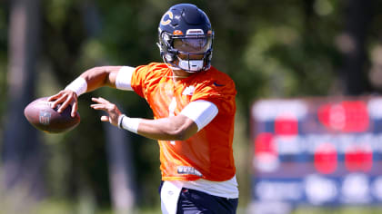 Justin Fields wraps Bears minicamp with a good day in the red zone