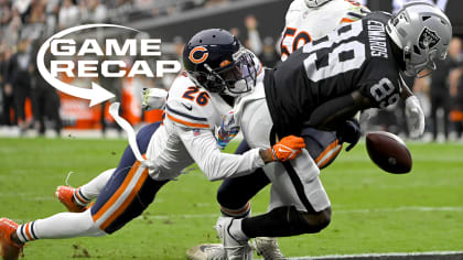 Ticket Giveaway opportunity for 2 tickets to the Las Vegas Raiders game on  Oct. 10th against the Chicago Bears.