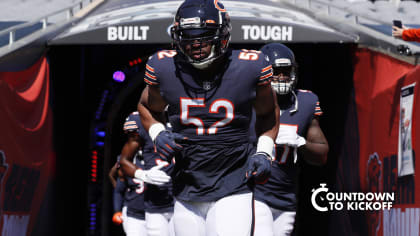 Countdown to the Chicago Bears' first game of the 2023 NFL regular