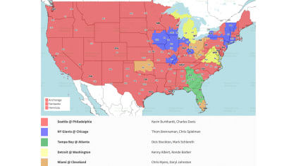 Shop Nfl Tv Schedule Map By Region