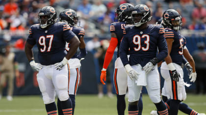 Chicago, Illinois, USA. 01st Nov, 2020. - Bears #12 Allen Robinson II and  Saints #23 Marshon Lattimore in action during the NFL Game between the New  Orleans Saints and Chicago Bears at