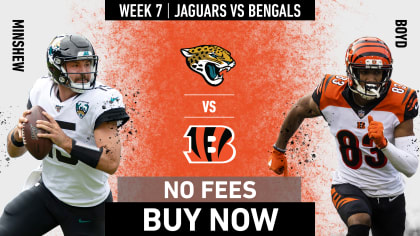 Jacksonville Jaguars at Cincinnati Bengals (9/30/21): How to watch