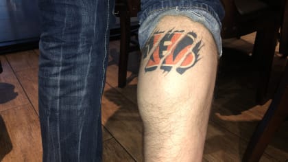 Bengals fans waste no time booking AFC Championship tattoos  WDTNcom