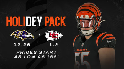 Cincinnati Bengals Holidey Ticket Packs Are On Sale Now