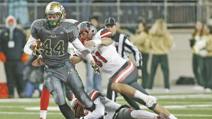 Joe Burrow 10 Athens High School Bulldogs Dark Gray Football