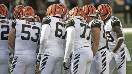 Cincinnati Bengals guard Quinton Spain (67) lines up for the play during an NFL  football game against the Kansas City Chiefs, Sunday, Jan. 2, 2022, in  Cincinnati. (AP Photo/Emilee Chinn Stock Photo - Alamy