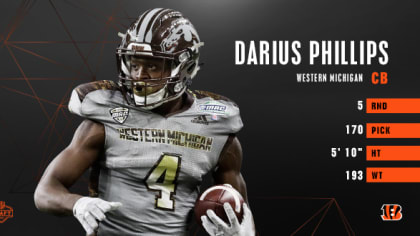 Bengals draft Western Michigan cornerback Darius Phillips in 5th round