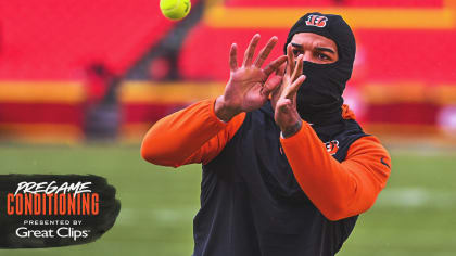 Photos: Bengals Warm Up for Atlanta