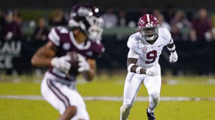 Alabama football safety Jordan Battle scores a pick-six vs. MS State