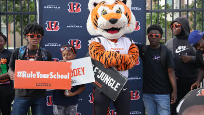 Bengals Rule Your School Pep Rally at Woodlawn Elementary