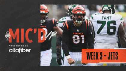 Bengals at Jets Game Center  Cincinnati Bengals 