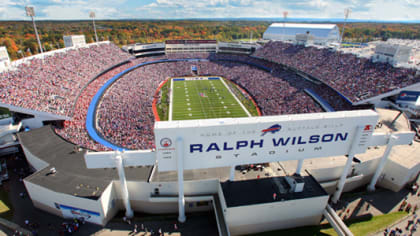 Aerial photos of the progress at Ralph Wilson Stadium. The Buffalo Bills  are currently doing a $150 million stadium upgrade. : r/nfl