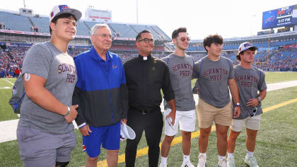 HS FOOTBALL: Scranton Prep players visit Buffalo Bills at Blue and