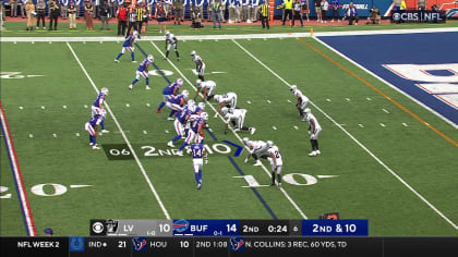 Buffalo Bills wide receiver Khalil Shakir (10) looks on during pre