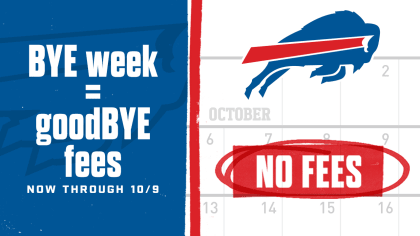 Bills launch “Say GoodBYE to Fees” offer on single game tickets