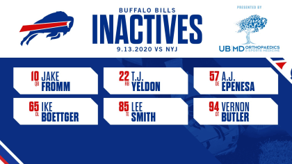 Buffalo Bills: A.J. Epenesa among the inactives for Week 6