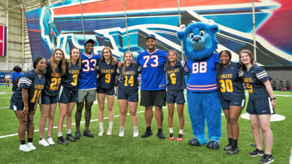 Bills welcome over 1,000 participants for High School Girls Flag Football  Celebration event