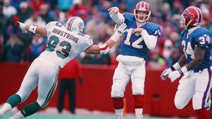 Marino & Kelly Winter Wonderland Duel! (Dolphins vs. Bills, 1990 AFC  Divisional) 