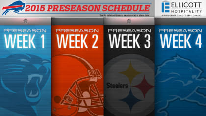 NFL Preseason 2015: Sunday game times, TV schedule, online