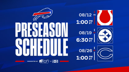 buffalo bills regular season schedule