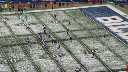 Buffalo Bills wide receiver Gabriel Davis toe taps to give