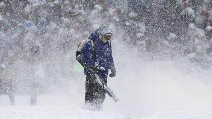 Snow way! Bills play Colts in blizzard-like conditions at New Era Field