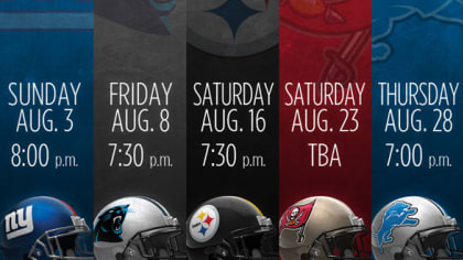 NFL announces Bills 2014 Preseason schedule