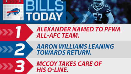 Bills' Aaron Williams says he considered retiring after neck procedure