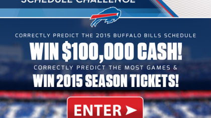 Buffalo Bills - Enter the 2021 Schedule Challenge for your chance to win Buffalo  Bills season tickets and an autographed helmet! Your chance to win: