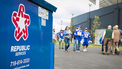 Buffalo Bills Plastic Parking Sign - Reserved Parking