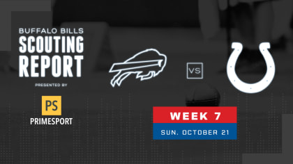 Colts Quick Scouting Report: Week 7 Vs. Buffalo Bills