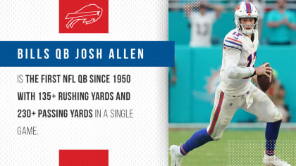 Josh Allen's rushing prowess set these NFL milestones plus 4