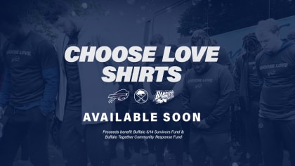 'Choose Love' shirts from Buffalo Bills, Sabres and Bandits raise $1