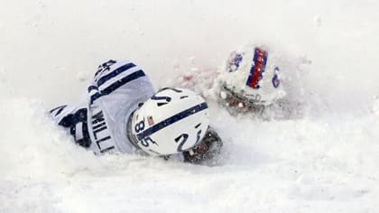 Snow way! Bills play Colts in blizzard-like conditions at New Era Field