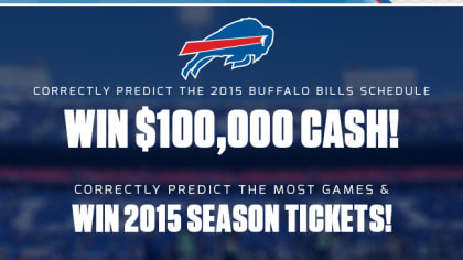 Buffalo Bills 2015 Schedule Presented by Ellicott Hospitality